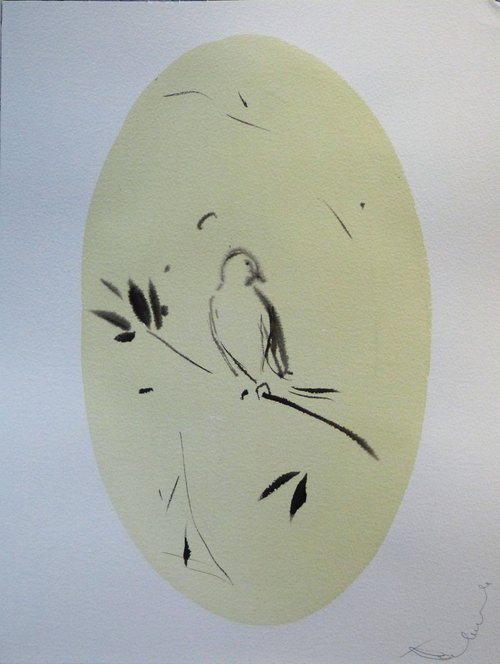 Birds of Carros #32, 31x41 cm by Frederic Belaubre