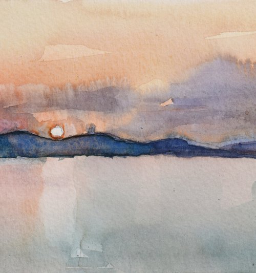 Zadar sunset by Goran Žigolić Watercolors