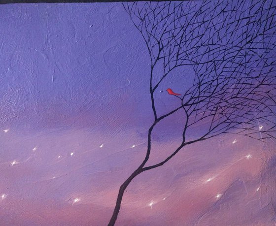 Dreams of a songbird. new painting