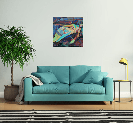 SALE Abstract nude