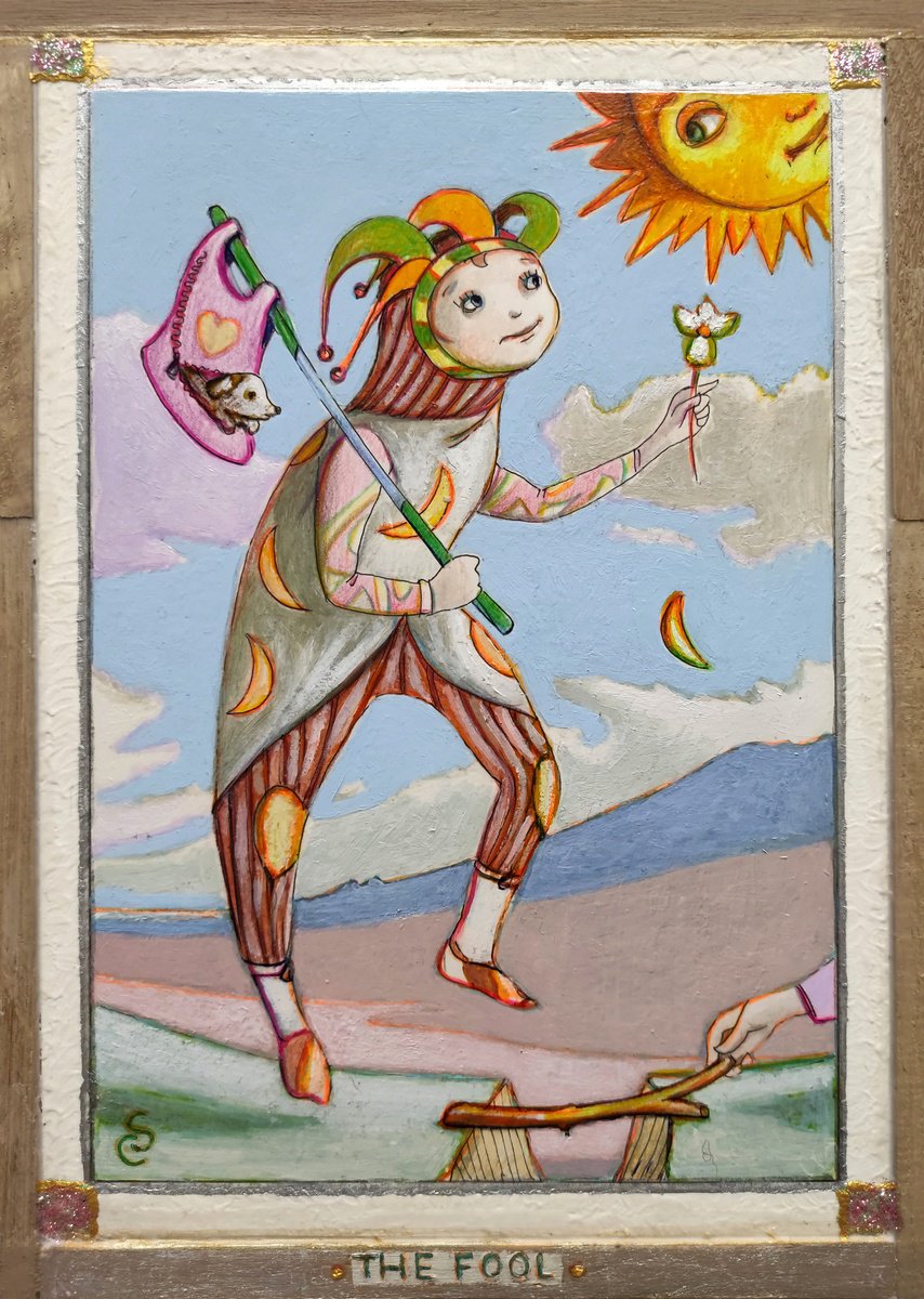 THE FOOL, MAJOR ARCANA OF THE MOON, 0. by Carlo Salomoni