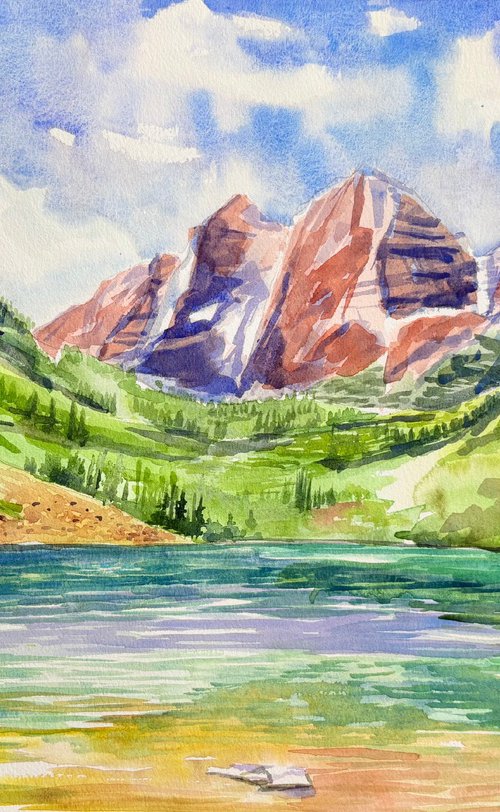 Maroon Bells, Colorado by Geeta Yerra