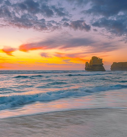 Twilight at Gibson Steps by Nick Psomiadis