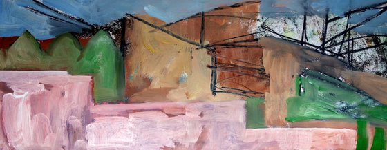 Gas Works; Pink Wall