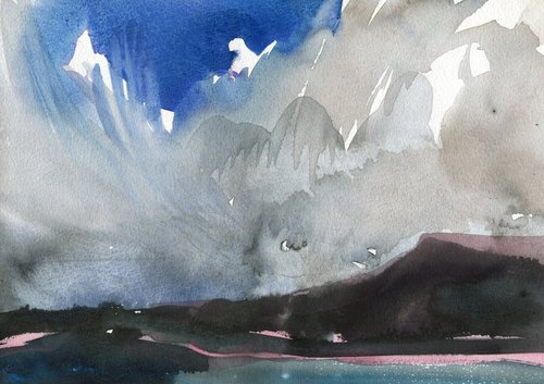 Pen y Ghent Clouds by Elizabeth Anne Fox