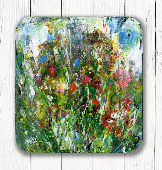 Floral Joy 33 - Abstract Painting by Kathy Morton Stanion