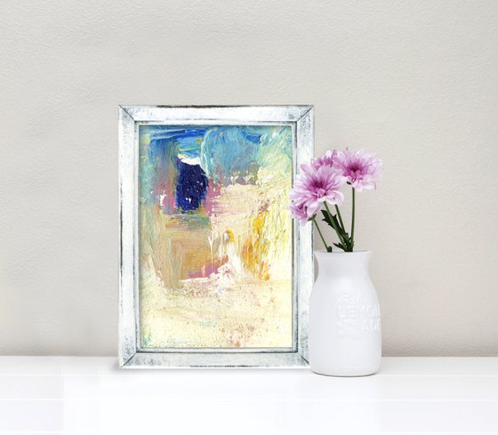 Magic Dreams 2 - Framed Abstract Painting by Kathy Morton Stanion