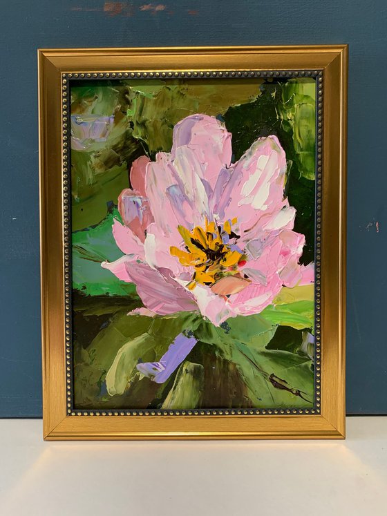 Pink flower.