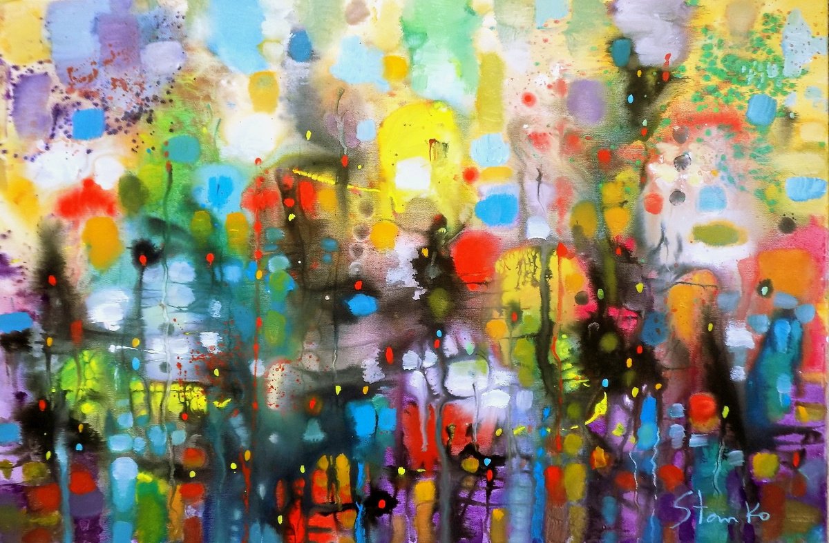  Just Rainy-Xxxviii By Stanislav Bojankov, 35 X 24, Artwork For Sale On Artfinder