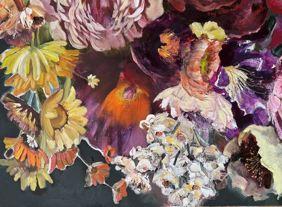 SURROUNDED BY FLOWERS