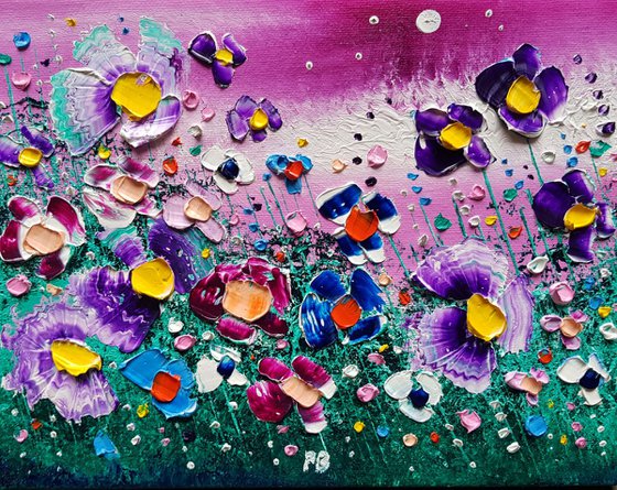 "Perfect Purple Flowers in Love"