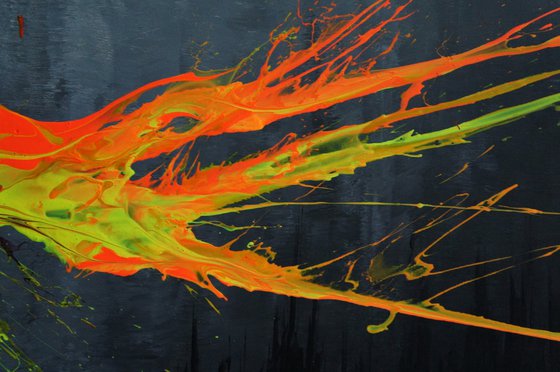 Twisting Fire VIII (Spirits Of Skies 100194) (100 x 100 cm) XXL (40 x 40 inches)