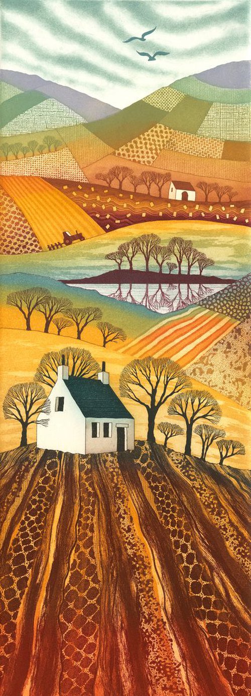 Country Reflections (mounted) by Rebecca Vincent