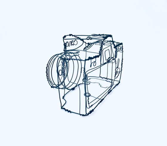 Canon camera sculpture