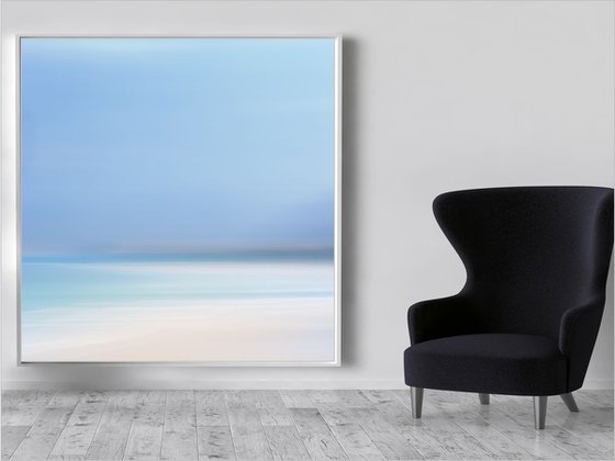 Hebridean Skies - Extra large impressionist style beach abstract