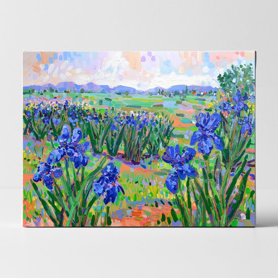 Irises Landscape