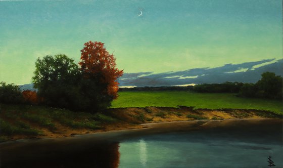 At sunset