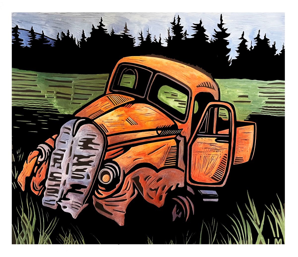 Old Pickup by Laurel Macdonald