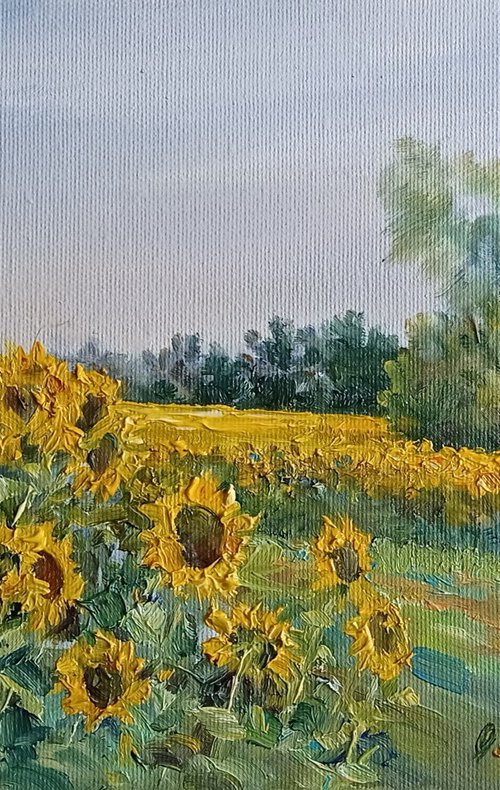 Sunflower Wind by Olha Malko