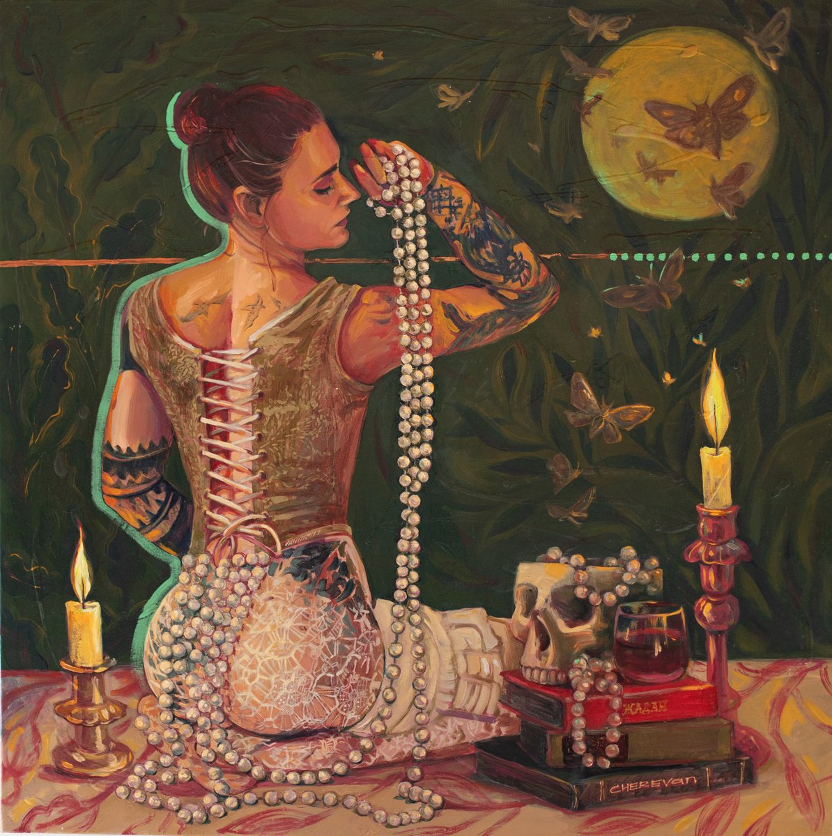 Surrealistic Oil Painting , Modern Fermont By Tetiana Cherevan, 31 X 31, Artwork For Sale On Artfinder