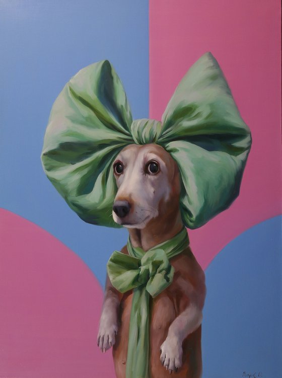 "Lady with a bow"