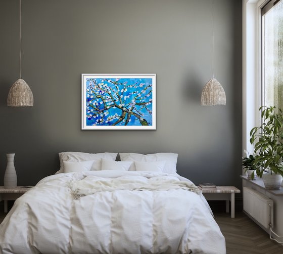 Almond blossom inspired by Vincent Van Gogh