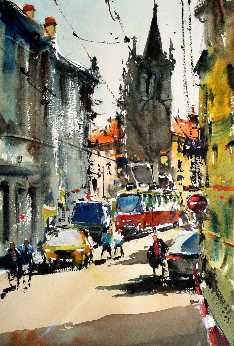 Prague Streets III by Maximilian Damico