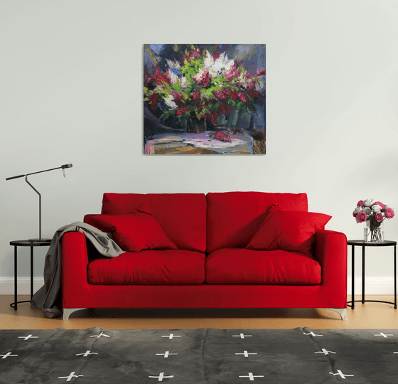 Still life with Lilac in vase