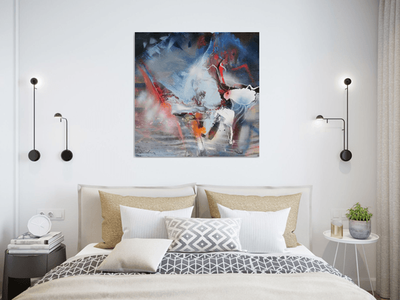 Stunning abstract mindscape dreamscape liquid action painting by master KLOSKA The last dream of a silk worm 2