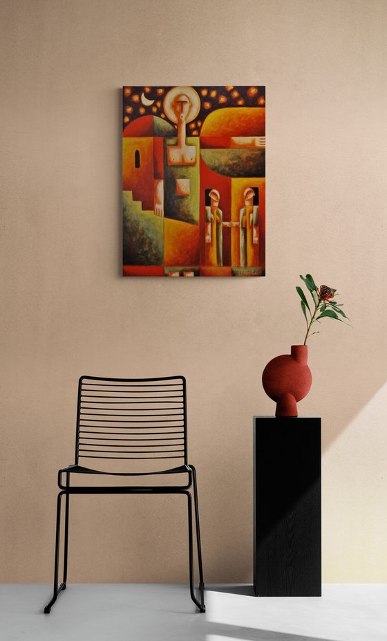 Love over the old town