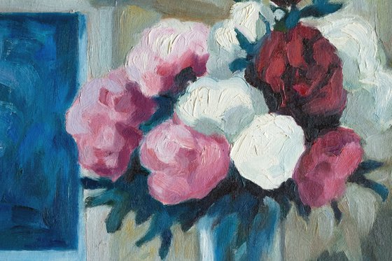 Bouquet of peonies