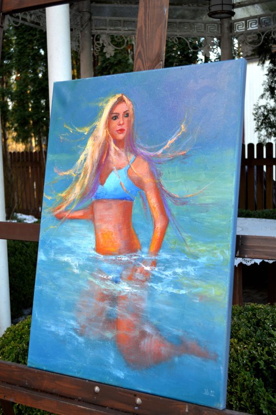 Gold & Azure: The Sea Breath