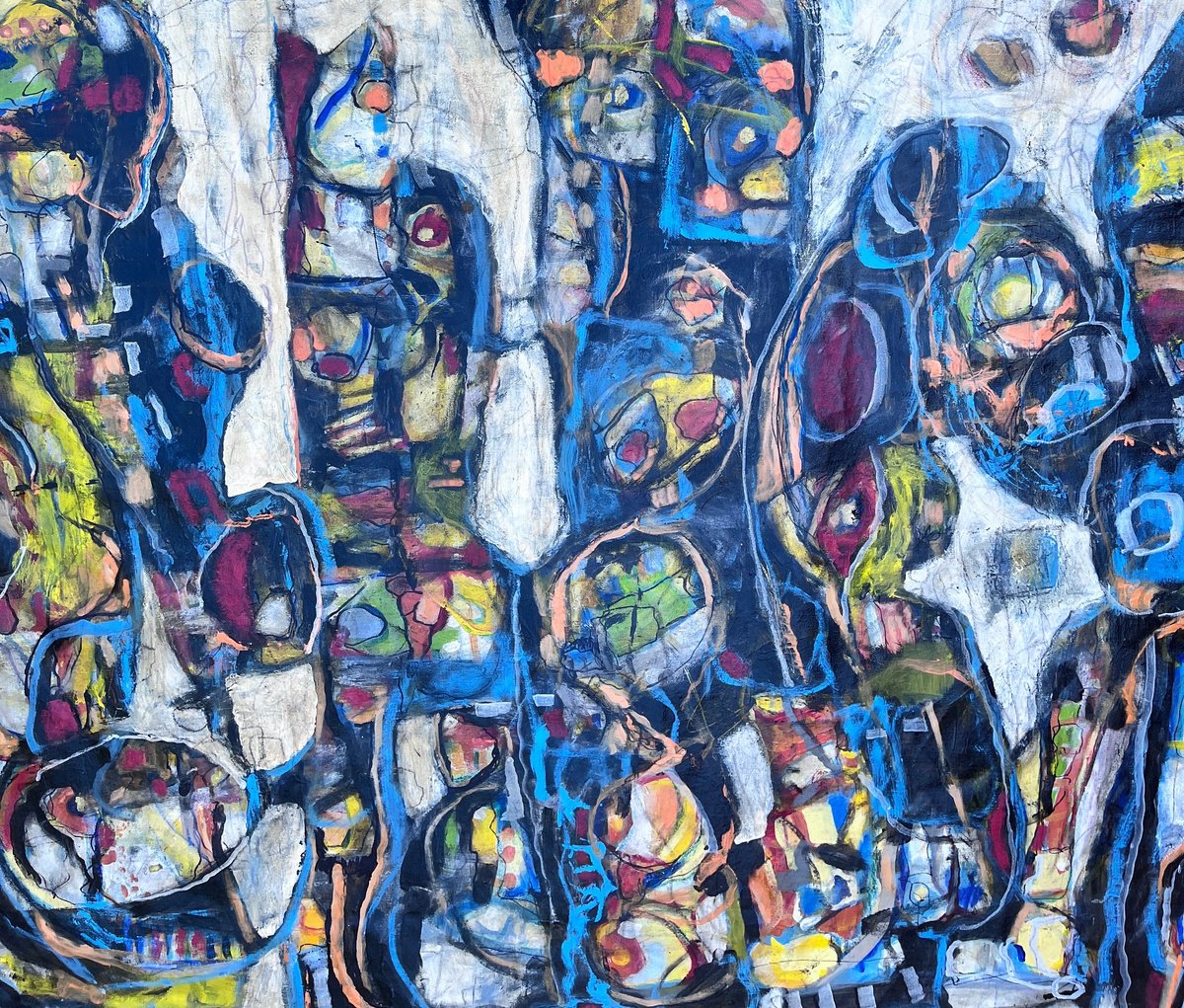 Lwhere Are You Blue 23 By Jeffrey Davies, 62 X 42, Artwork For Sale On Artfinder