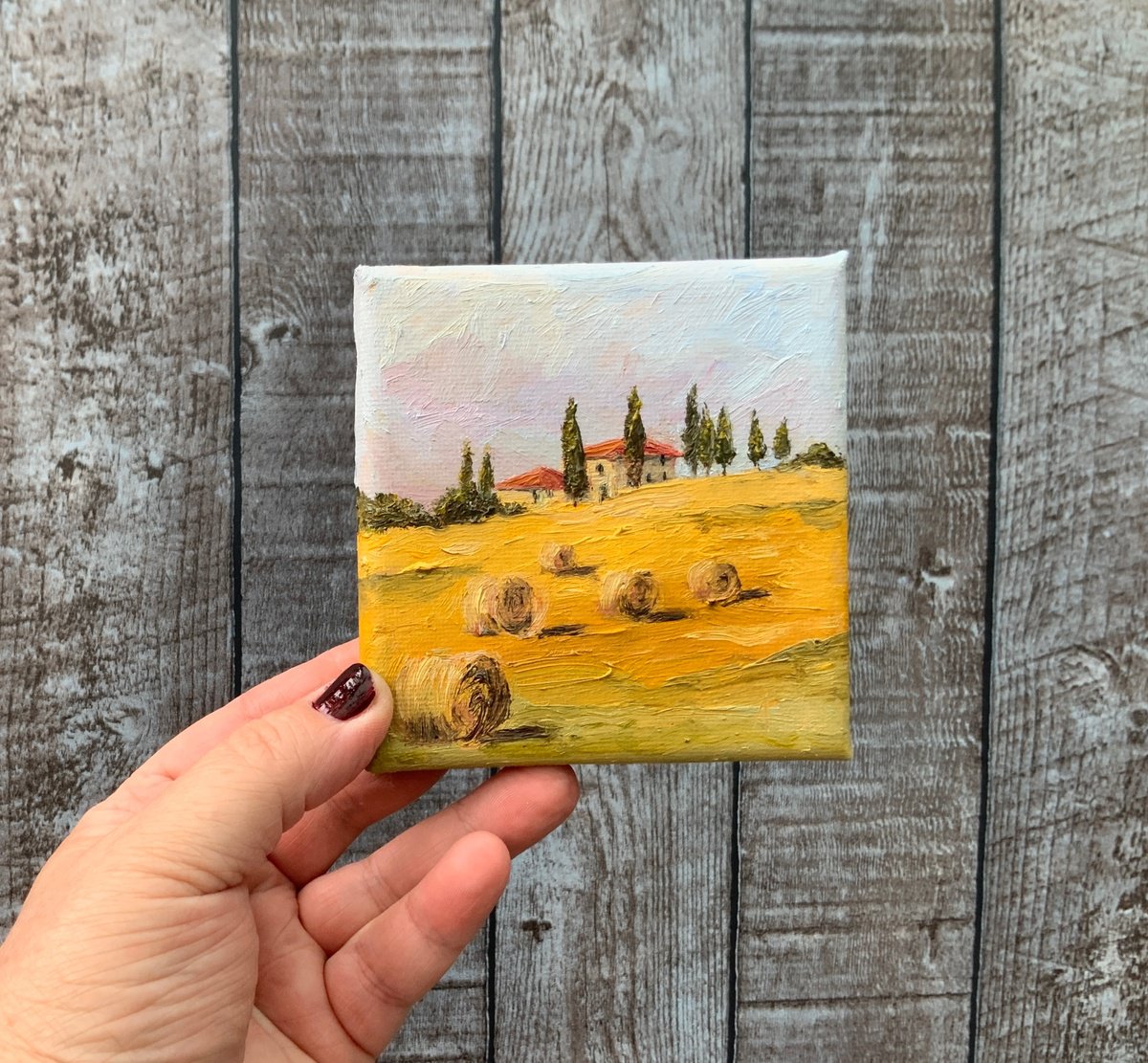 Golden Fields of Tuscany by Alexandra Jagoda (Ovcharenko)