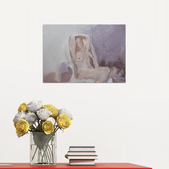 seated nude