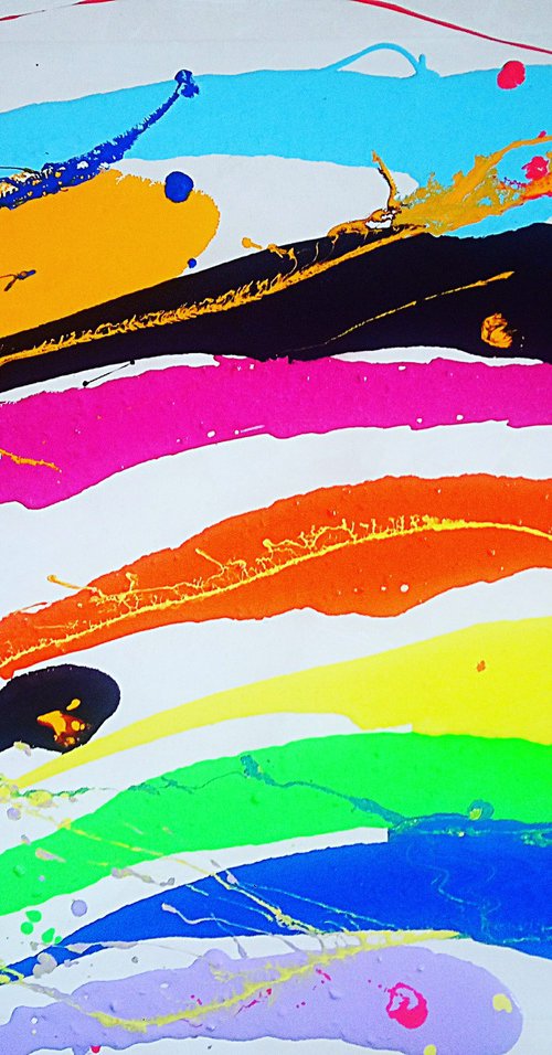 Rainbow abstraction by Marina Klimanova