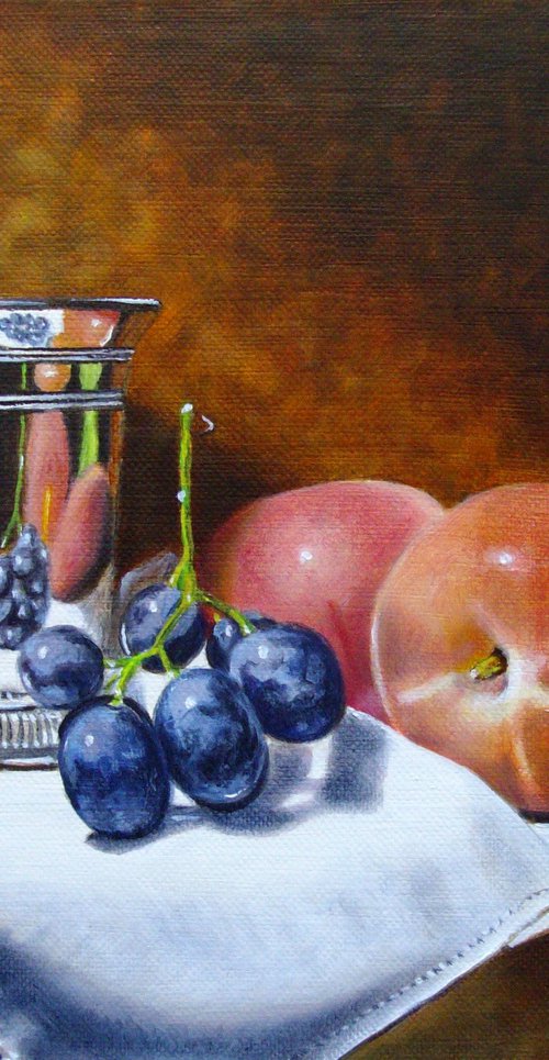 Peaches at Chardin's by Jean-Pierre Walter