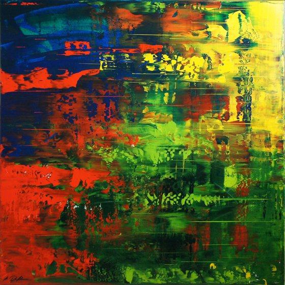 Color Rush I (100 x 100 cm)  XXL (40x40 inches)