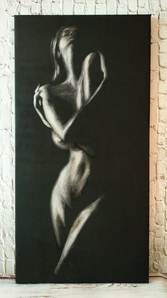 Photo & Art Print Sexy body nude woman