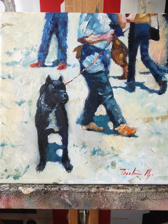 " Walking Dog " by Olga Tsarkova