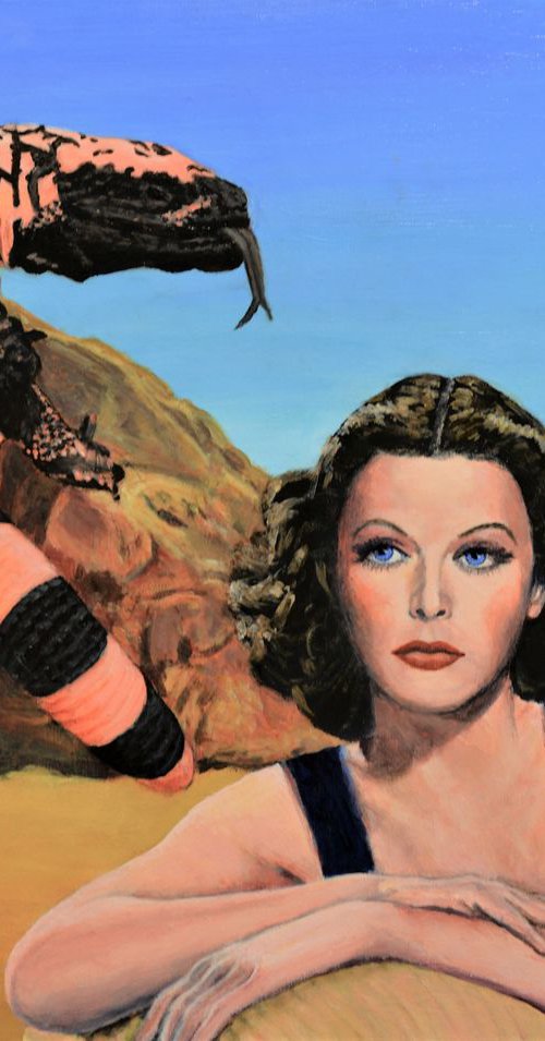 Lounge Lizard by Jane Ianniello Art
