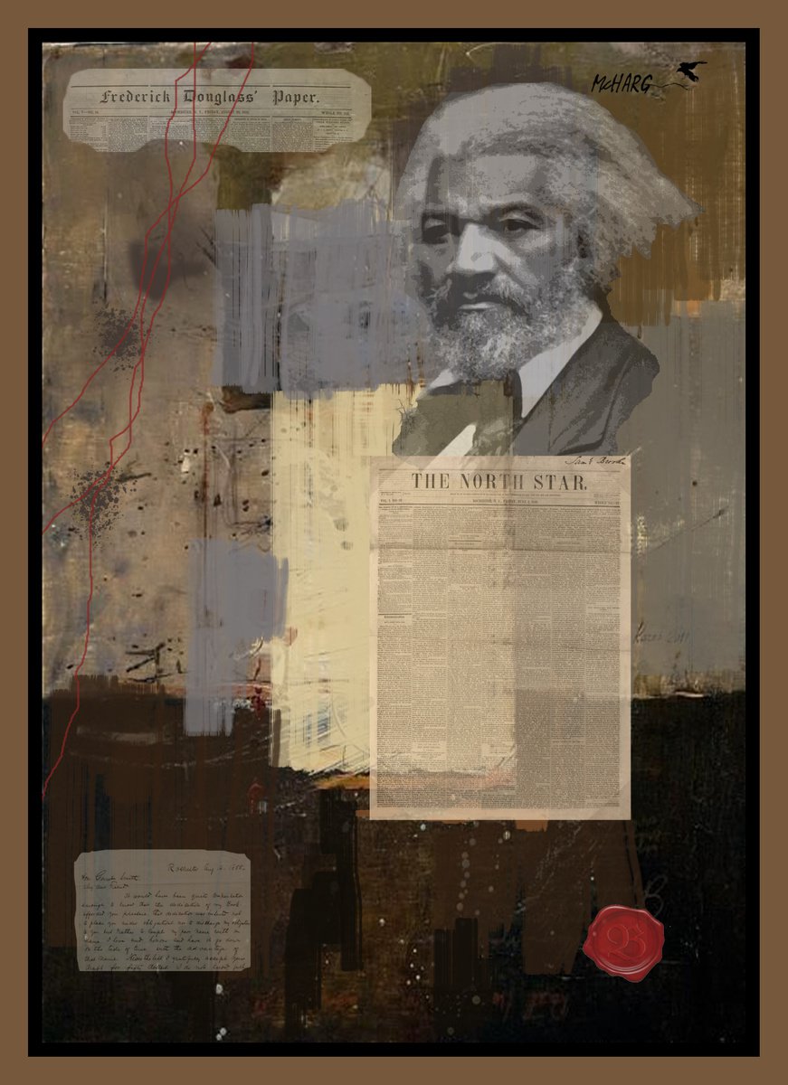 Expressive Portrait Painting By Joe Mcharg, 30 X 42, Spirit Of Frederick 30X42, Original Artwork