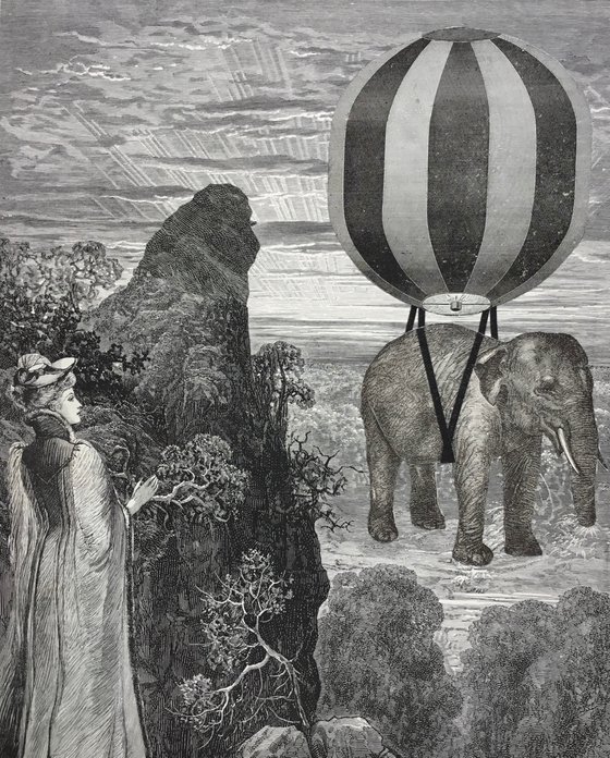 Hot Air Balloon Elephant