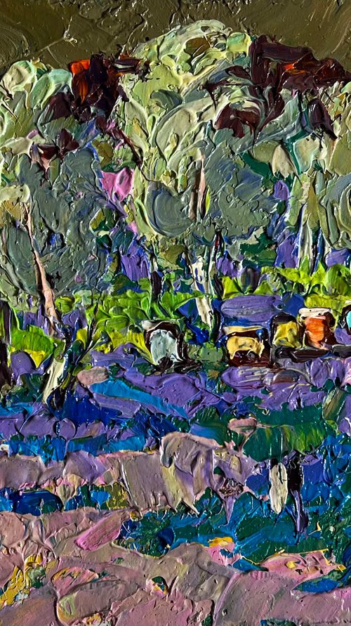 In the shade of the garden by Kalenyuk Alex