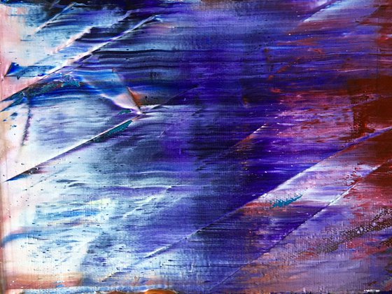 "Meant To Be" - Save $600 As A Series - Original Extra Large PMS Abstract Triptych Oil Paintings On Canvas and Wood - 60" x 44"