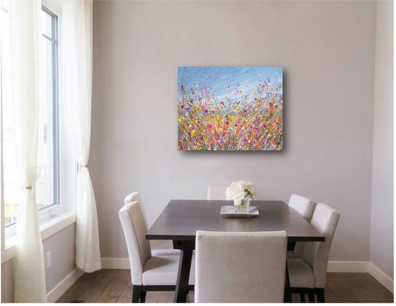 Color Bloom - Original Floral Painting