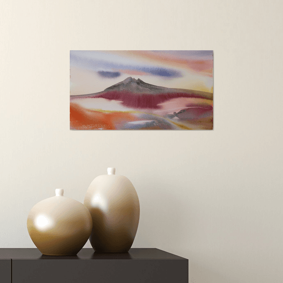 Abstract Mountains - Abstract landscape.