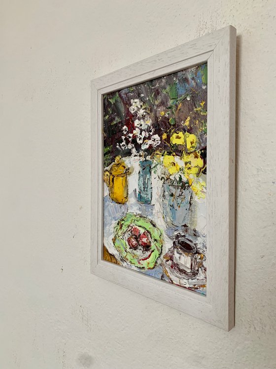 Still life in garden