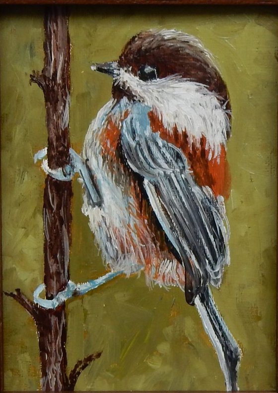 Bird (3). small painting.
