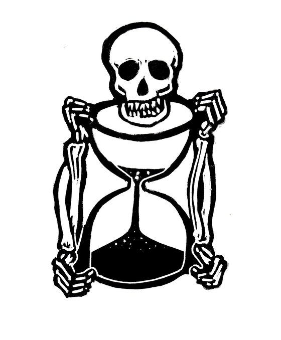 Skull & Hourglass